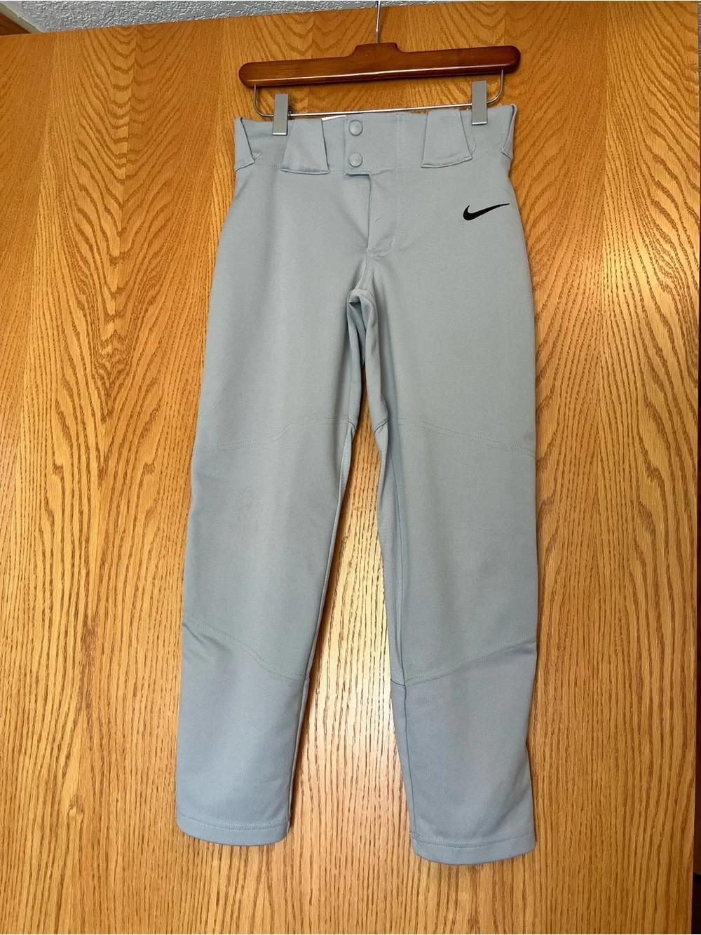 Nike Gray Baseball/Training Pants with Black Swoosh youth Medium